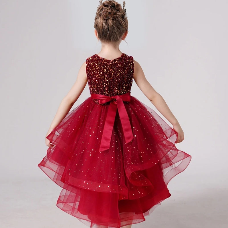 3-13 years Sequin Lace Tuxedo Dress for girls kids clothing - Tophatter Daily Deals