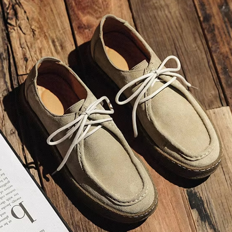 Fashion Men Classic Retro Suede Shoes Men Dresses Shoes - Tophatter Daily Deals