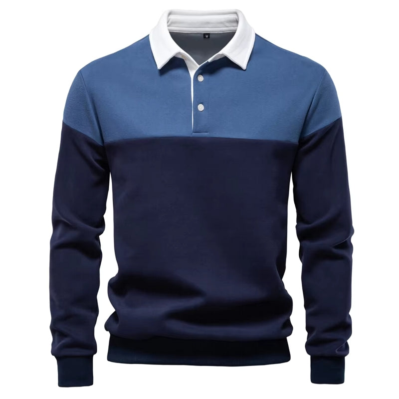 Men Cotton Blend for Business Sweatshirt Blue Men's Clothing - Tophatter Daily Deals
