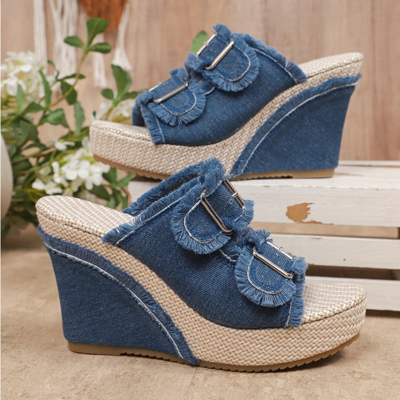 Fashion Platform Sandals Comfortable Anti-slip Designer Sandals Casual Women Shoes - Tophatter Daily Deals
