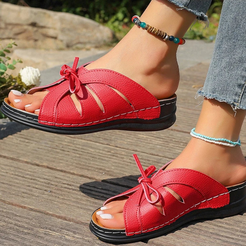 Women Sandals Sweet Wedges Heels Sandals Shoes - Tophatter Daily Deals