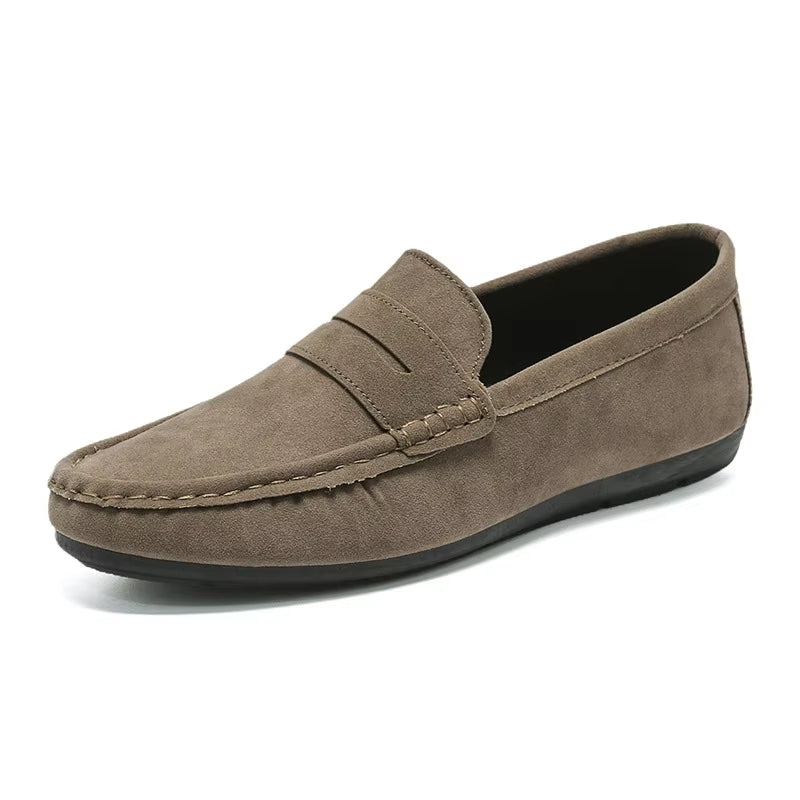 Men Flats Lightweight Driving Shoes Loafers - Tophatter Daily Deals