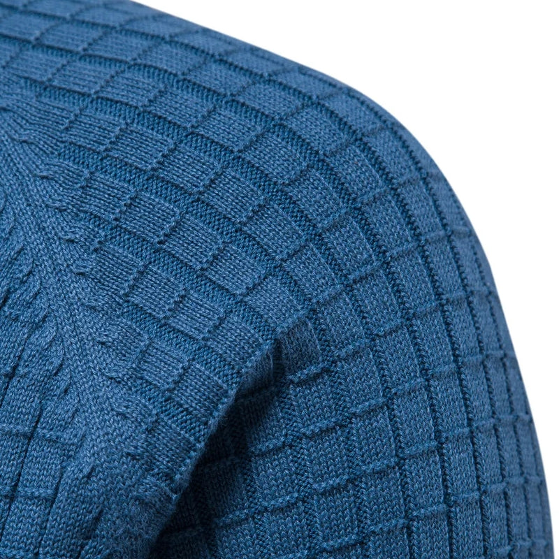 Cotton Men Sweaters Solid Color O Neck Men Blouse - Tophatter Daily Deals