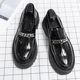 British Style Men Wedding Leather Shoes Loafers - Tophatter Daily Deals