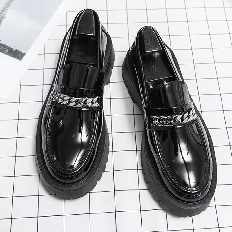 British Style Men Wedding Leather Shoes Loafers - Tophatter Daily Deals