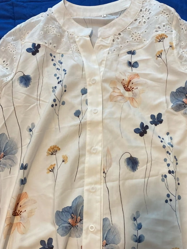 Elegant Short Sleeve Blouse Holiday Weekend Blouses - Tophatter Daily Deals