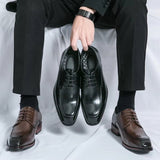 Fashion Formal Office Business Leather Shoes Men Dresses Shoes - Tophatter Daily Deals