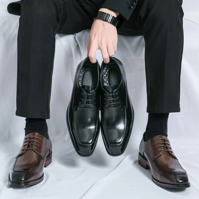 Fashion Formal Office Business Leather Shoes Men Dresses Shoes - Tophatter Daily Deals