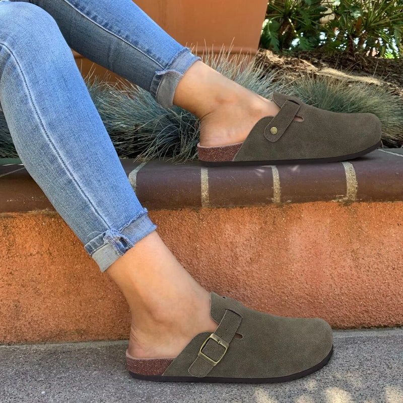 Unisex Clogs Cork Insole Sandals With Arch Support Men Sandals - Tophatter Daily Deals