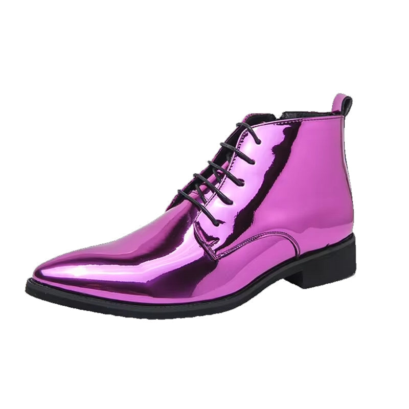 Oxford Shoes Men Dress Bling Purple Shoes Men Dresses Shoes - Tophatter Daily Deals