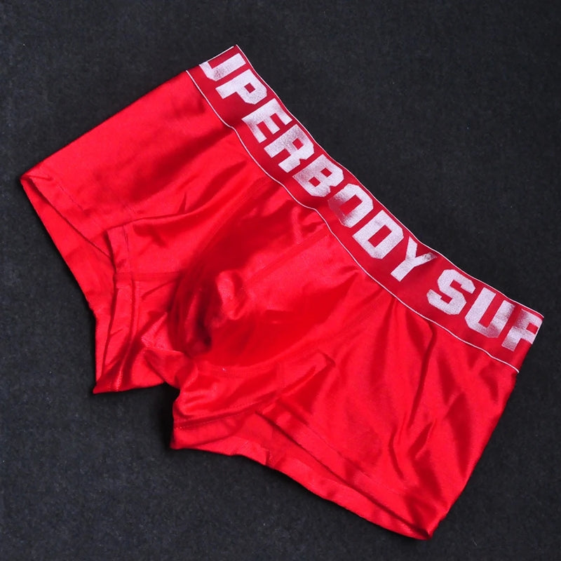 Cool Ice Silk New Men Boxer Shorts Red Men Briefs - Tophatter Daily Deals