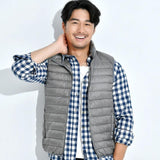 Warm Vest Ultra Light Down For Men Gray Men Jackets - Tophatter Daily Deals