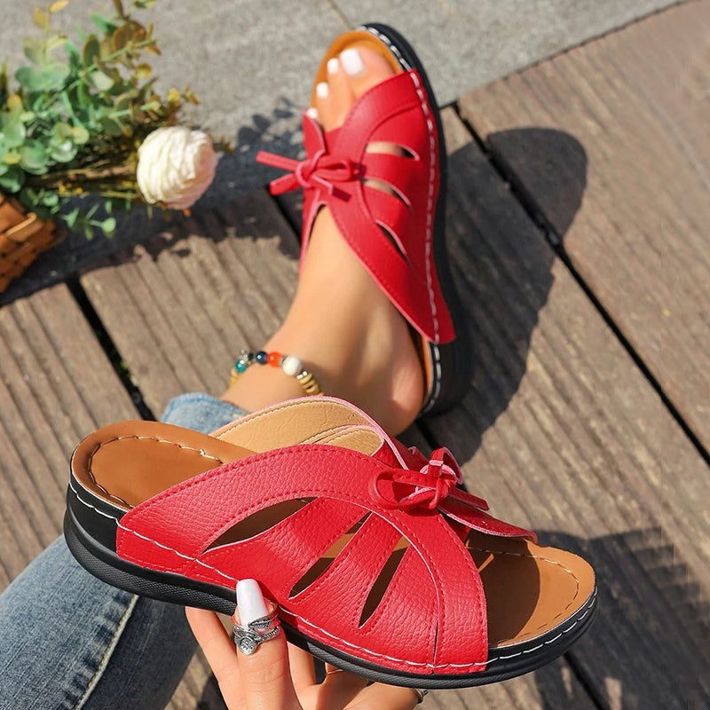 Women Sandals Sweet Wedges Heels Sandals Shoes - Tophatter Daily Deals