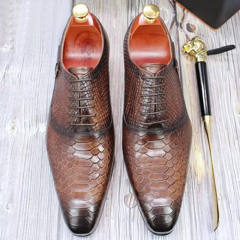 Modern Gentleman Business Shoes Men Dresses Shoes - Tophatter Daily Deals