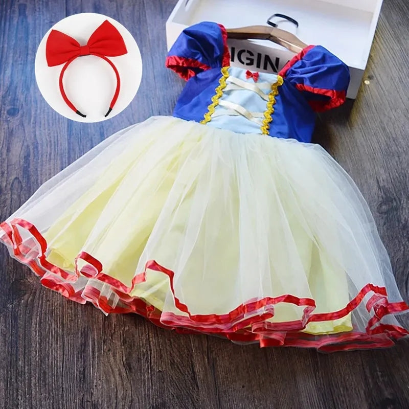 Carnival Costume Snow White Cosplay Dress for Girls 5T kids clothing - Tophatter Daily Deals