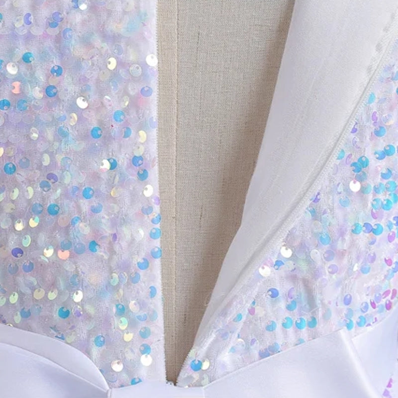 3-13 years Sequin Lace Tuxedo Dress for girls kids clothing - Tophatter Daily Deals