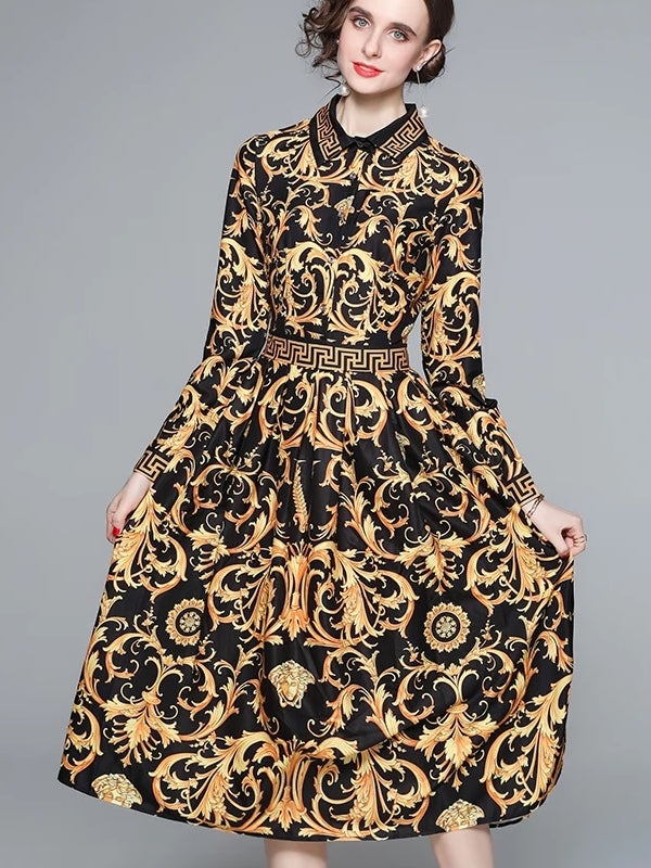 Early Spring Vintage Dresses Golden Maxi Dresses - Tophatter Daily Deals