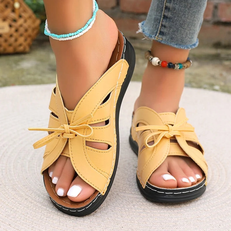 Women Sandals Sweet Wedges Heels Sandals Shoes - Tophatter Daily Deals