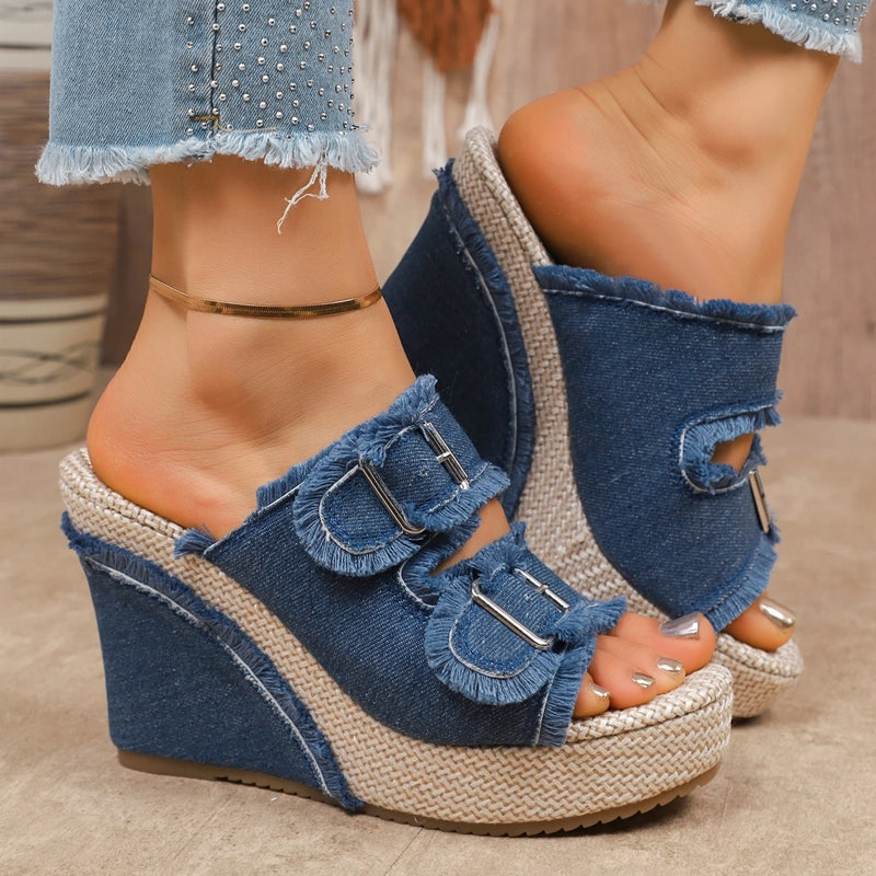 Fashion Platform Sandals Comfortable Anti-slip Designer Sandals Casual Women Shoes - Tophatter Daily Deals