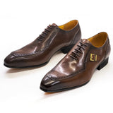Oxford Brogue Shoes Business Formal Occasions Men Dresses Shoes - Tophatter Daily Deals