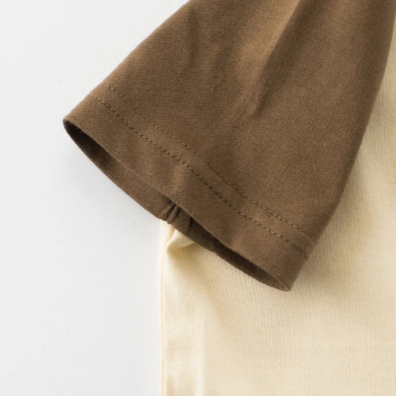 Short Sleeve Cartoon Bear T-Shirt With Short kids clothing - Tophatter Daily Deals