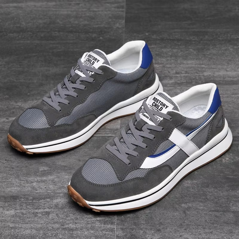 Men Elevator Sneakers Increase Shoes Men Sneakers - Tophatter Daily Deals