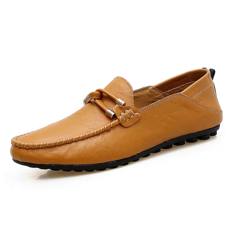 Men Casual Shoes Breathable Slip on Loafers Men Dresses Shoes - Tophatter Daily Deals