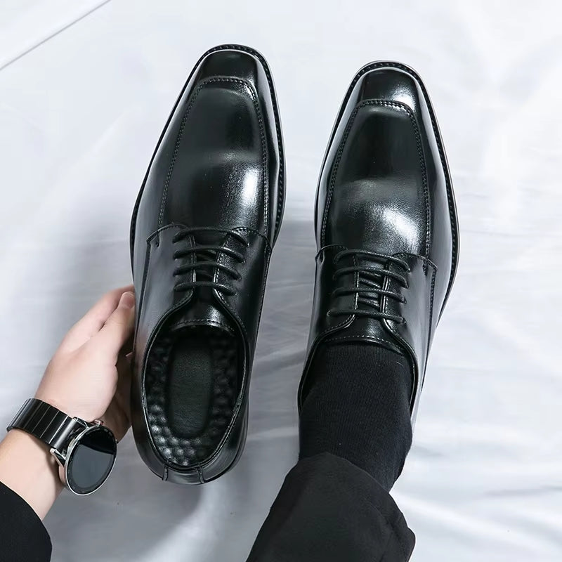 Fashion Formal Office Business Leather Shoes Men Dresses Shoes - Tophatter Daily Deals