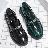 British Style Men Wedding Leather Shoes Loafers - Tophatter Daily Deals