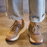 Retro 70's Jogging Leather Sneakers Men Shoes - Tophatter Daily Deals