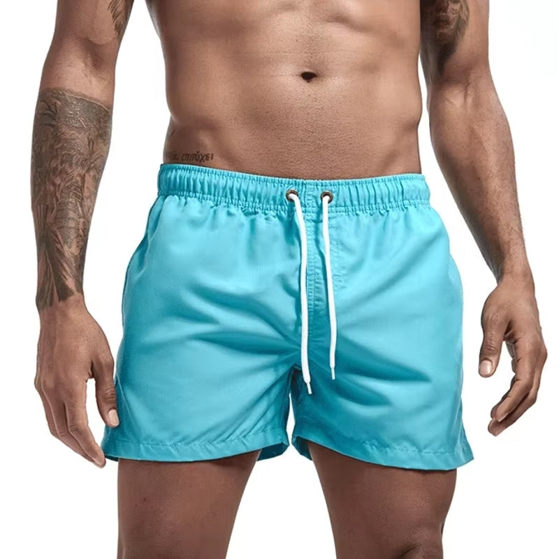 Men Sport Shorts and Swim Trunks Light Blue Pants - Tophatter Daily Deals