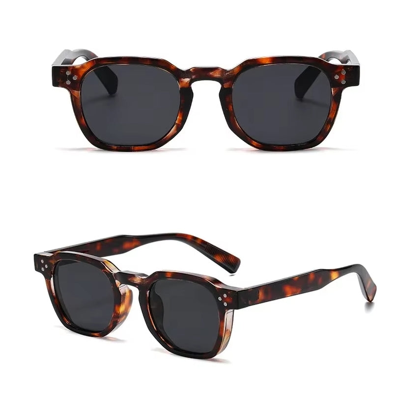 Fashion Vintage Rivet Oval Sunglasses Sunglasses - Tophatter Daily Deals