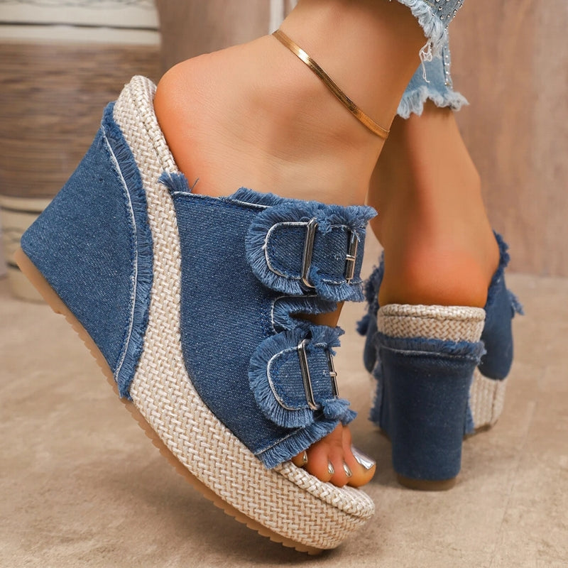 Fashion Platform Sandals Comfortable Anti-slip Designer Sandals Casual Women Shoes - Tophatter Daily Deals