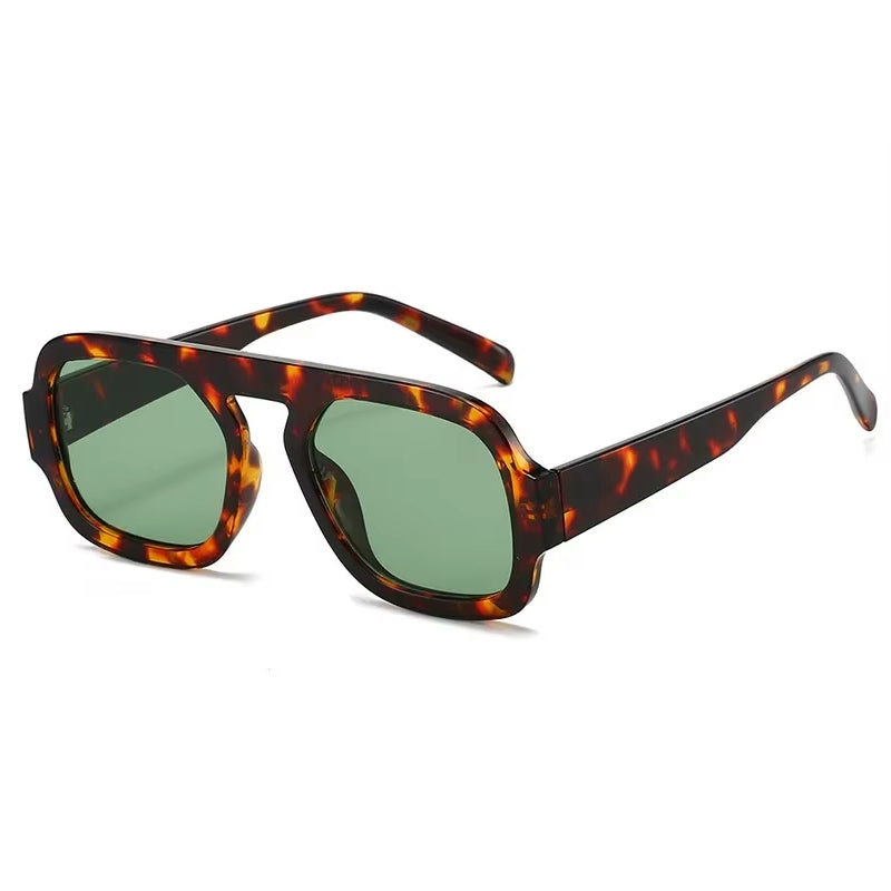 Women Fashion Gradient Shades UV400 Men Punk Sun Glasses Green Sunglasses - Tophatter Daily Deals