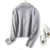 Women Knitted Jackets Winter Outwears Jacket - Tophatter Daily Deals