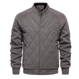 Men's Warm Thick Fleece Lining Jacket Gray Men Jackets - Tophatter Daily Deals