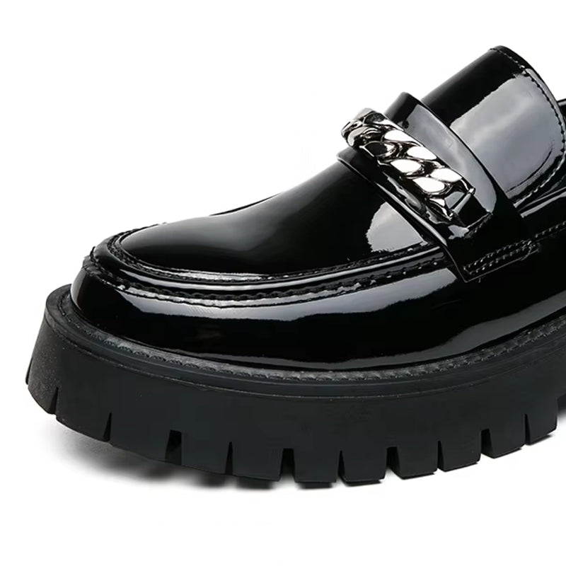 British Style Men Wedding Leather Shoes Loafers - Tophatter Daily Deals