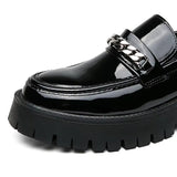 British Style Men Wedding Leather Shoes Loafers - Tophatter Daily Deals