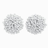 Fashion Handmade Beaded Stud Earrings White Earrings - Tophatter Daily Deals