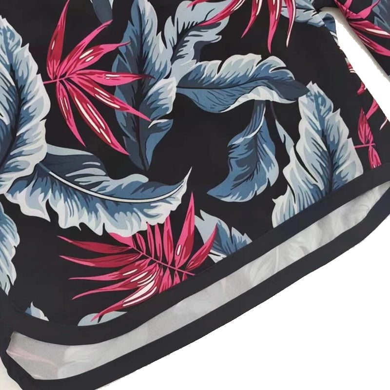 Men Beach Pants Casual Vacation Printed Short Swimsuit - Tophatter Daily Deals