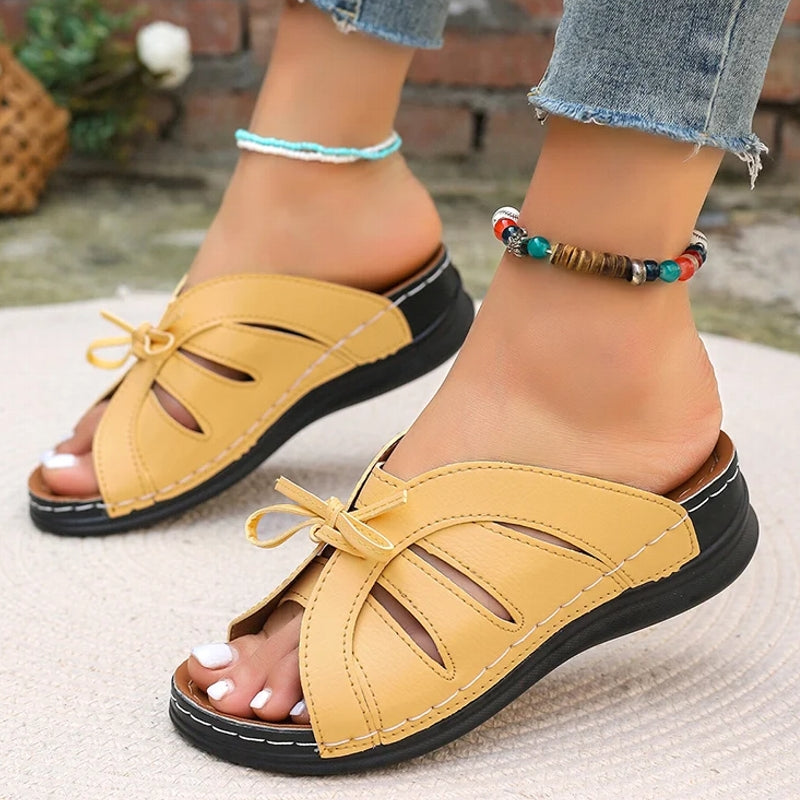 Women Sandals Sweet Wedges Heels Sandals Shoes - Tophatter Daily Deals