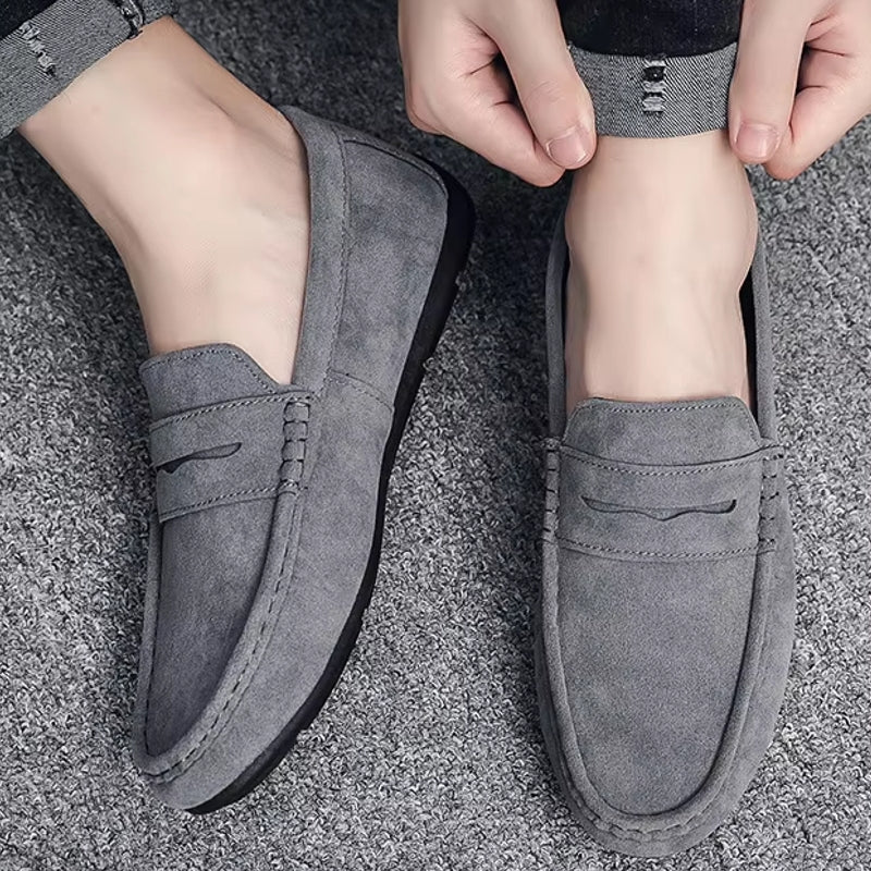 Men Flats Lightweight Driving Shoes Loafers - Tophatter Daily Deals