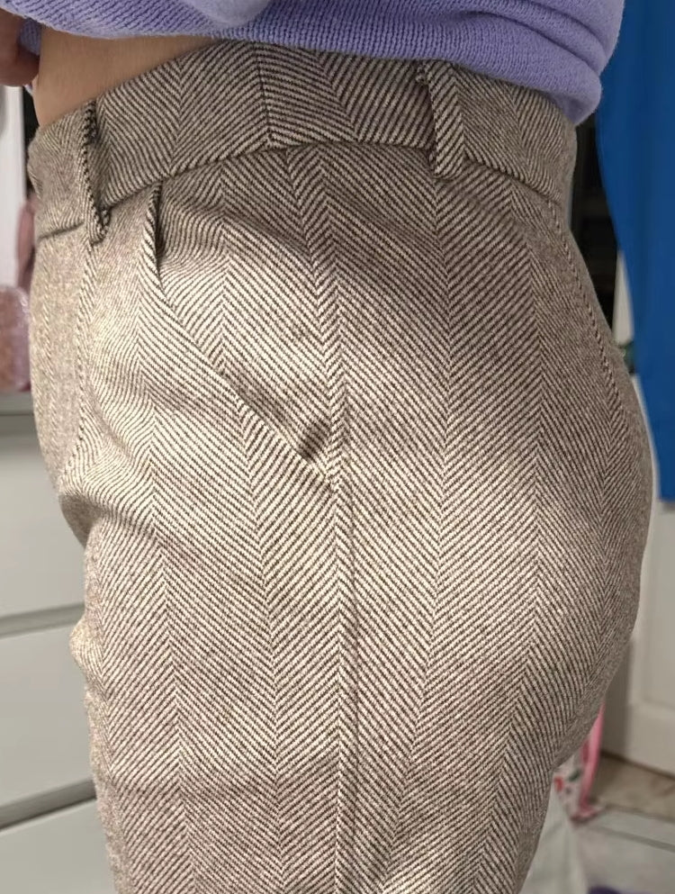 Women Harem Pencil Woolen Pants Jumpsuits & Pants - Tophatter Daily Deals