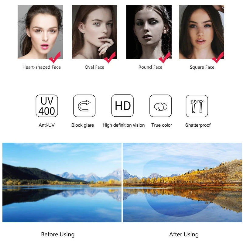 Vision Care Eyeglasses Farsighted Diopters +0.5 +6 Sunglasses - Tophatter Daily Deals