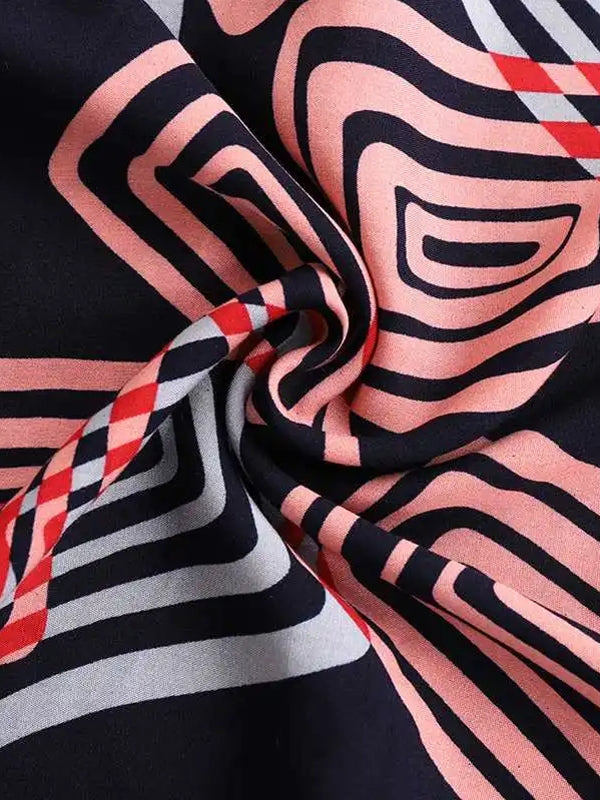 Geometric Printed Dress Robe Bohemian Maxi Long Dresses Maxi Dresses - Tophatter Daily Deals