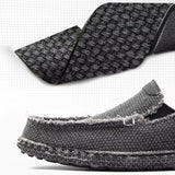 Canvas Loafers Breathable Men Flat Lazy Shoes Loafers - Tophatter Daily Deals