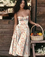 Elegant Events Corset Dress Sexy Strapless Midi Dresses Orange Midi Dresses - Tophatter Daily Deals