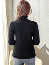 The Elegant Thick Slim Knitted Pullover Blouses - Tophatter Daily Deals