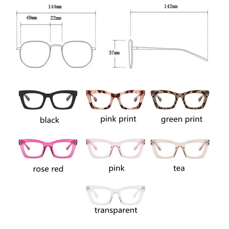 Vision Care Eyeglasses Farsighted Diopters +0.5 +6 Sunglasses - Tophatter Daily Deals