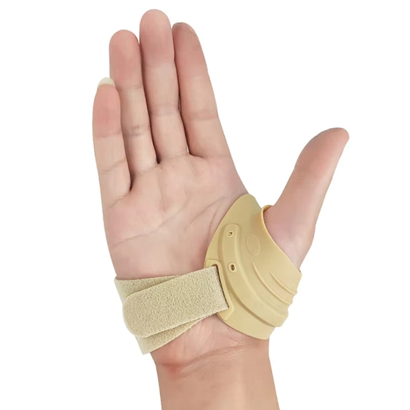 Thumb Stabilizing Orthosis Thumb Sleeve for Women Men Beige Right Therapy Support - Tophatter Daily Deals